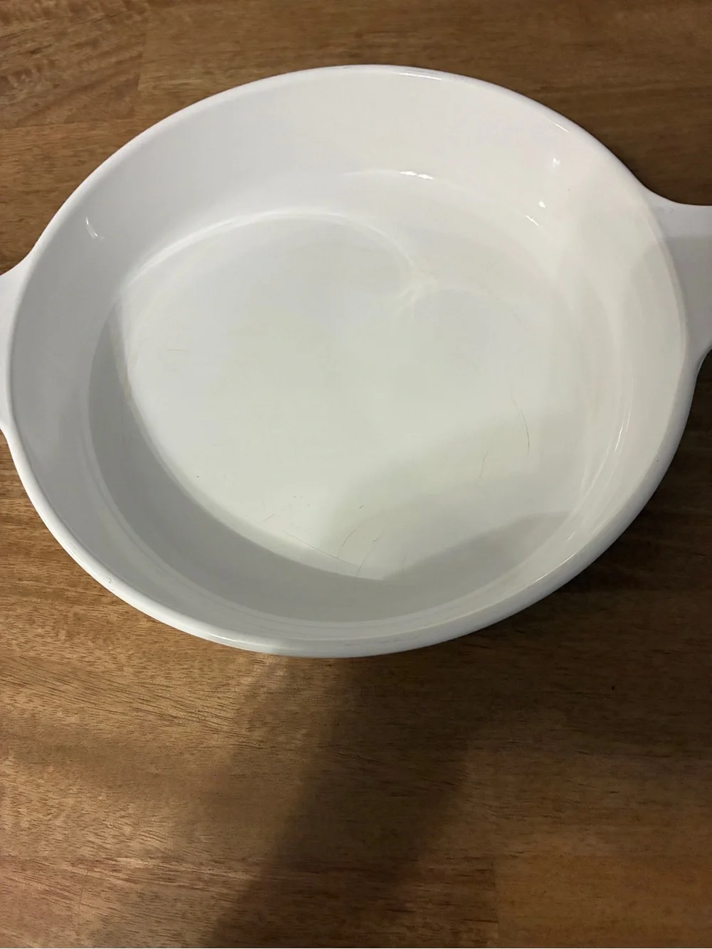 Corning White Coupe Buffet Server 8.5” skillet